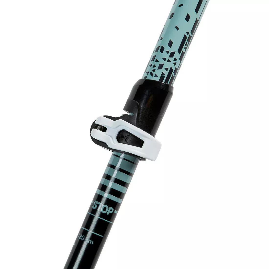 Telescopic Aluminium Nordic Walking Poles - NW P120, Green, 5401_000, large image number 10