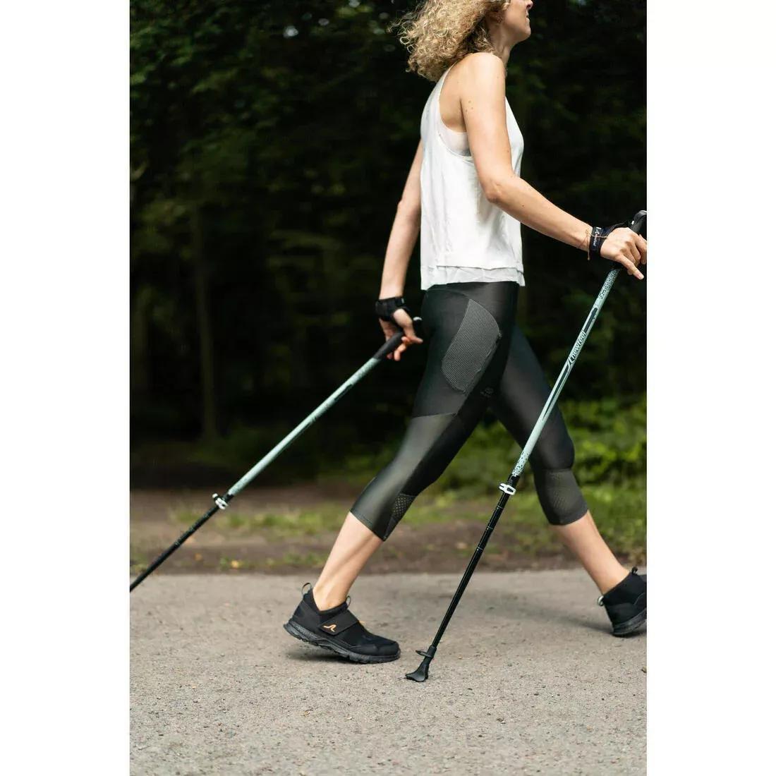 Telescopic Aluminium Nordic Walking Poles - NW P120, Green, 5401_000, large image number 12