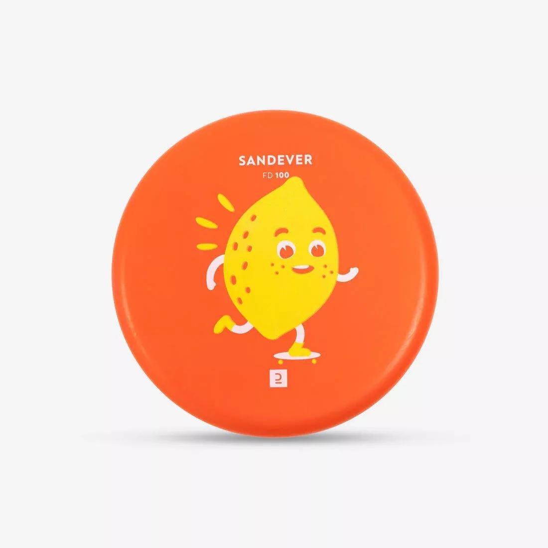 Dsoft Flying Disc, Delta, Orange, No Color, large image number 3