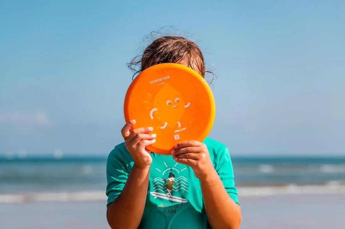 Dsoft Flying Disc, Delta, Orange, No Color, large image number 9