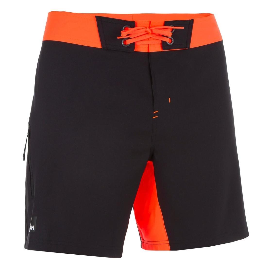 500 Short Surfing Boardshorts - Plain, Black, No Color, large image number 0