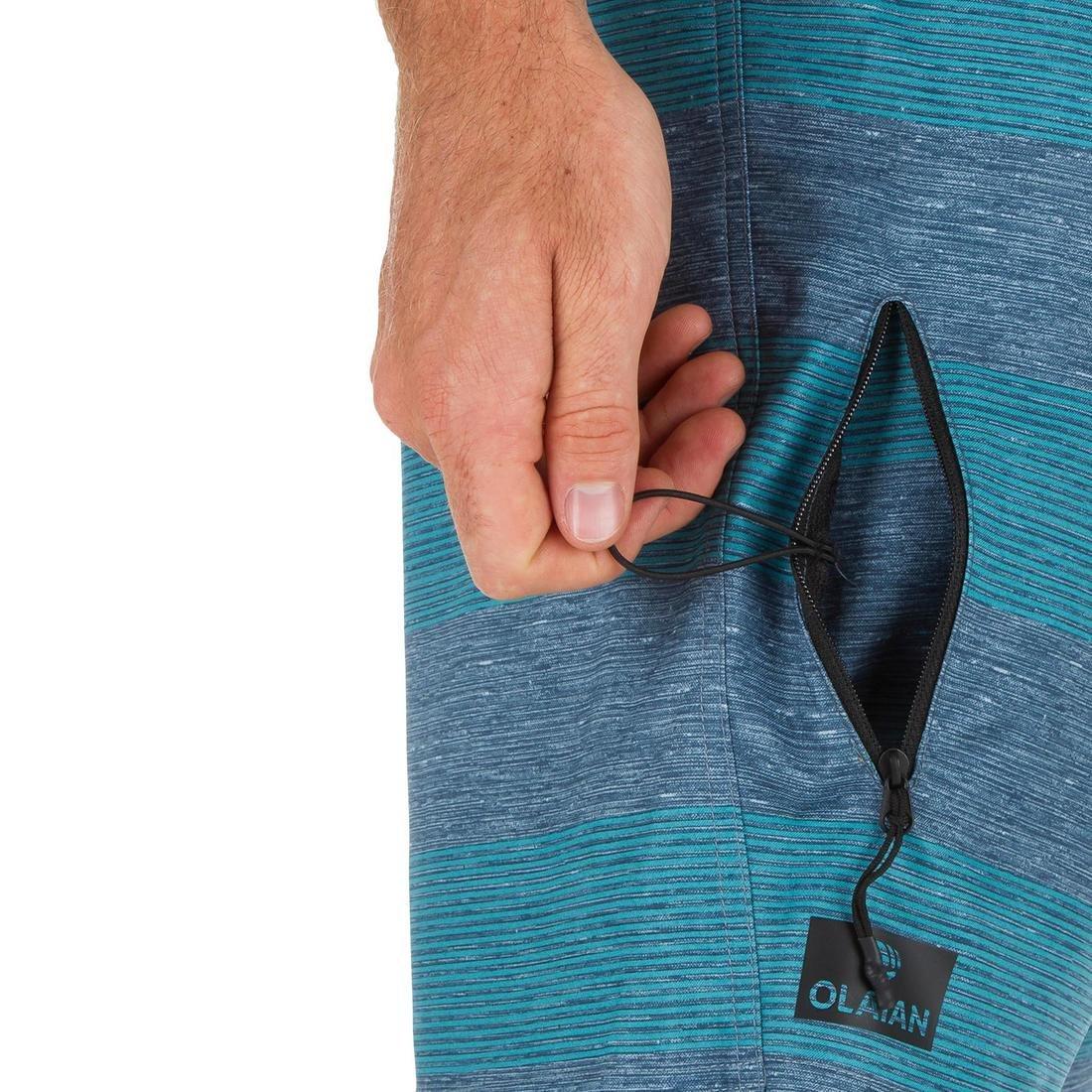 500 Short Surfing Boardshorts - Plain, Black, No Color, large image number 3