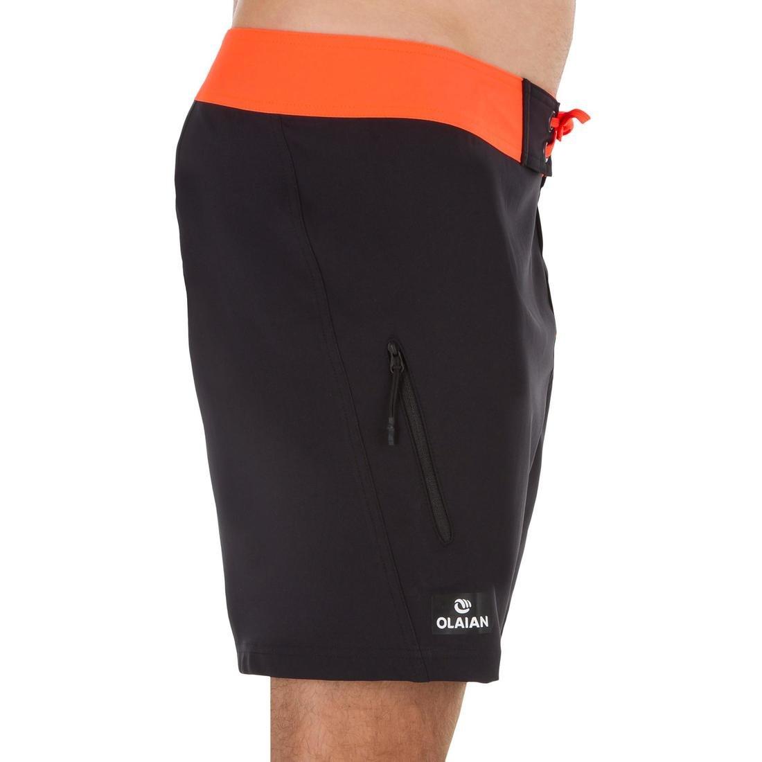 500 Short Surfing Boardshorts - Plain, Black, No Color, large image number 13