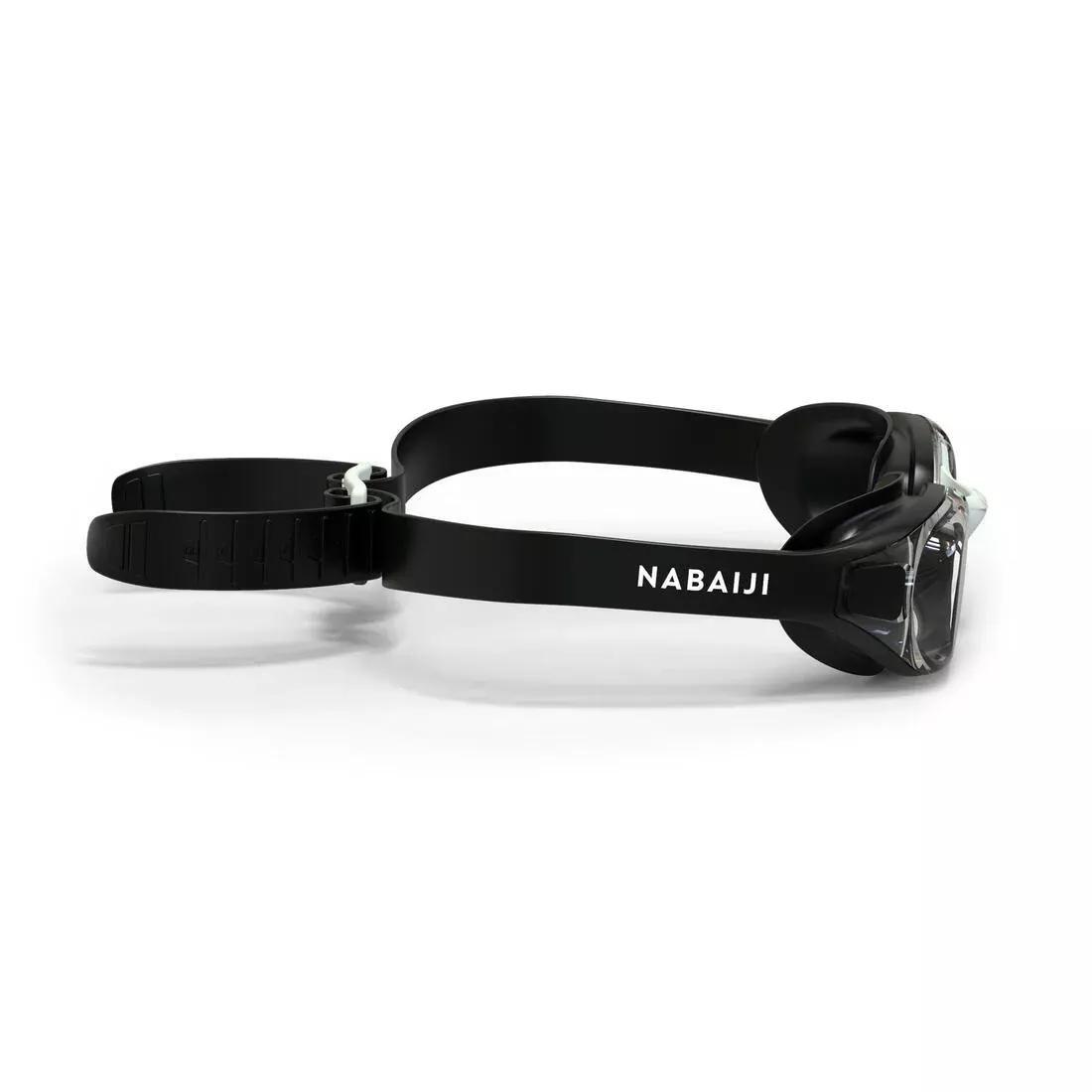 BLACK XBASE 100 Corrective Adult Swimming Goggles Clear Lenses - Black, , large image number 1