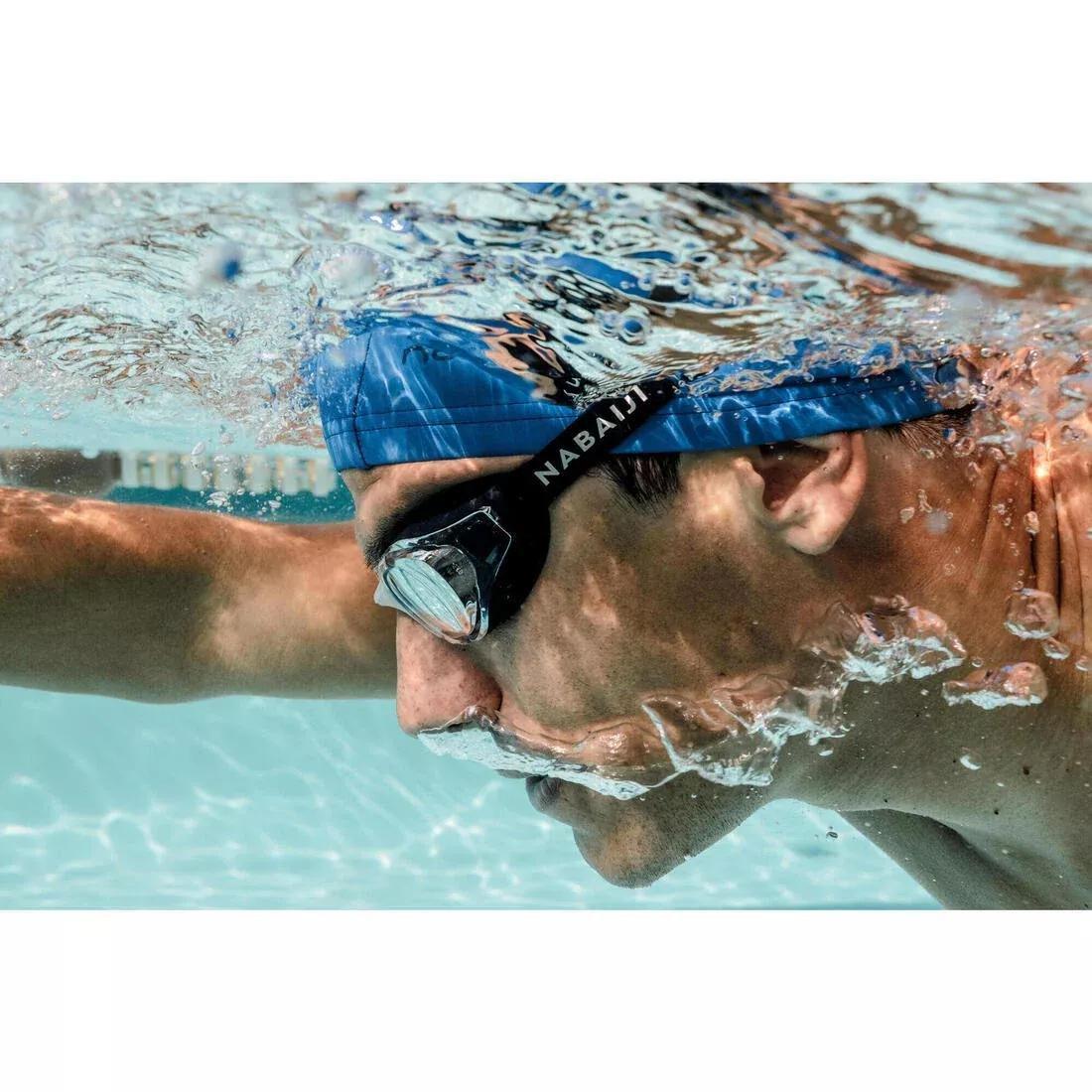 BLACK XBASE 100 Corrective Adult Swimming Goggles Clear Lenses - Black, , large image number 5