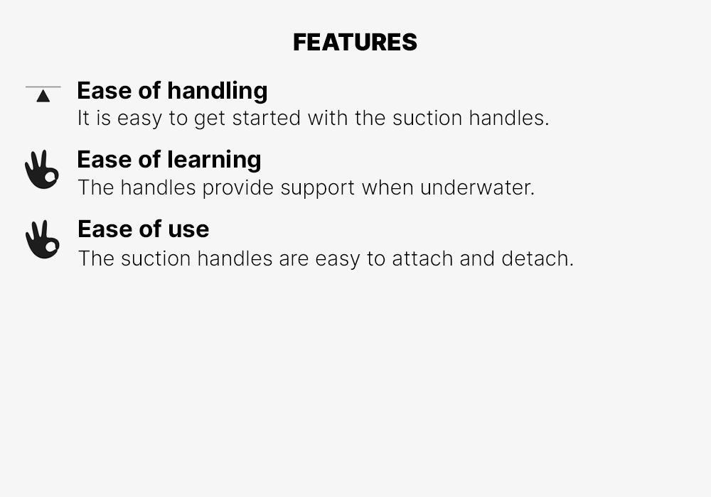 Swimming Equipment, Ticrawl Suction Cup Handles To Learn How To Swim Underwater, No Color, medium