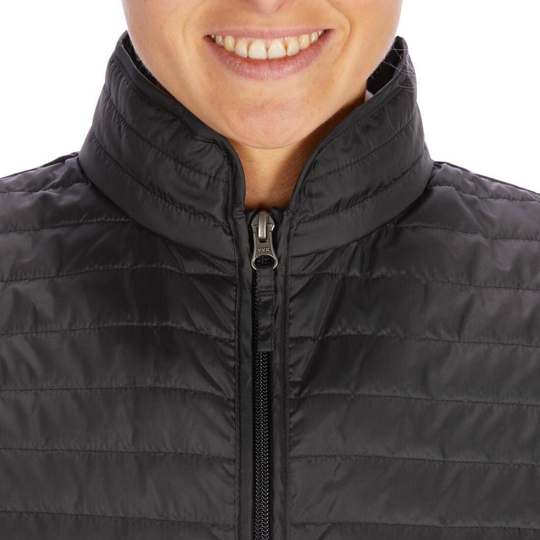 Women Horse Riding Sleeveless Gilet - 100, Black, , large image number 6