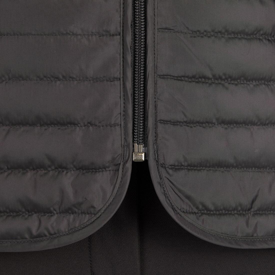 Women Horse Riding Sleeveless Gilet - 100, Black, No Color, large image number 7