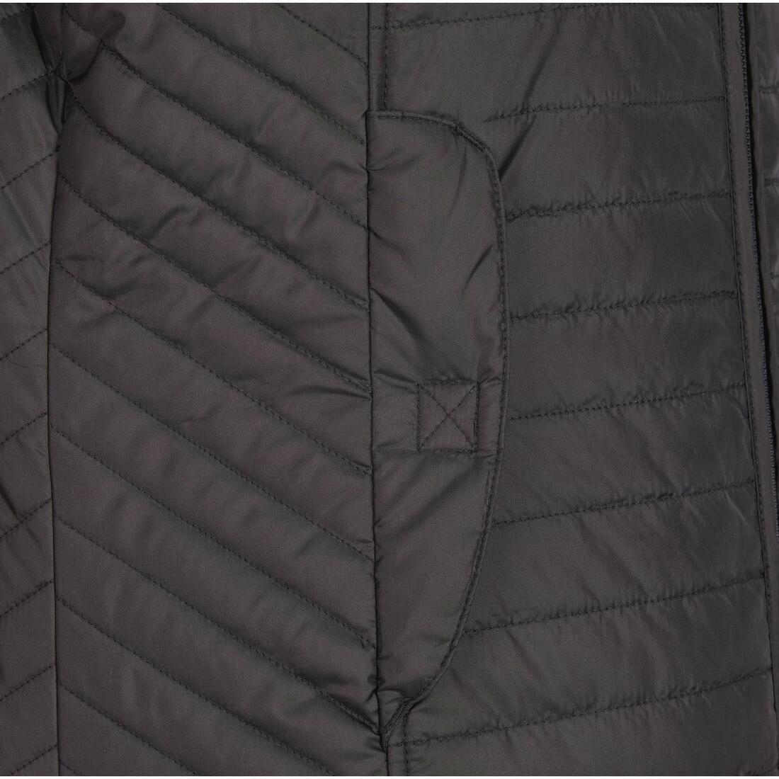 Women Horse Riding Sleeveless Gilet - 100, Black, No Color, large image number 9