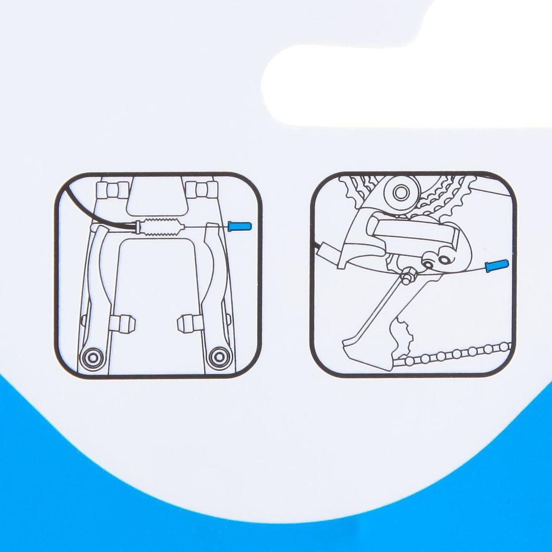 Brake Housing/Derailleur Tips, Grey, No Color, large image number 1