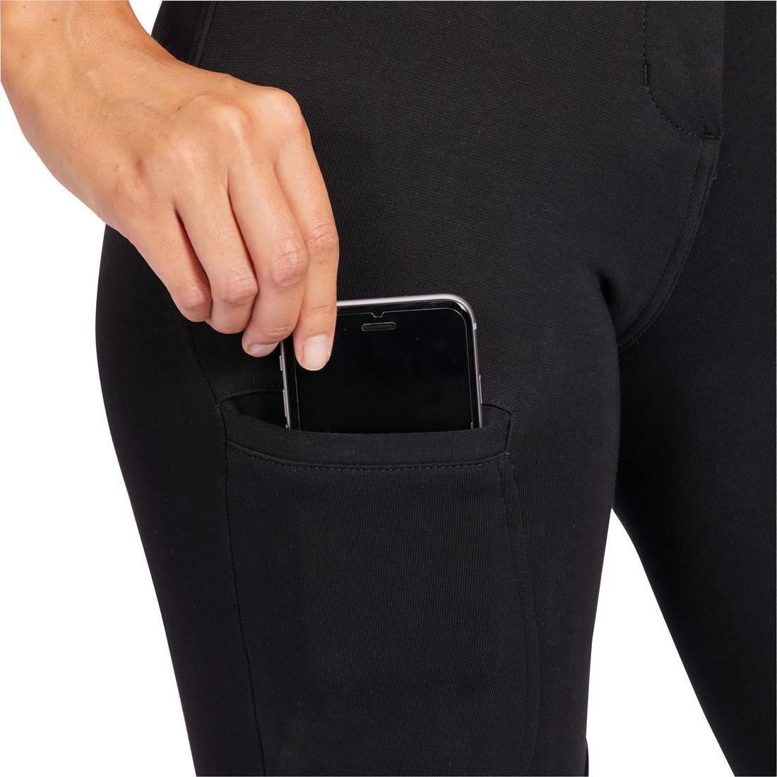 100Womens Horse Riding Jodhpurs, Black, , large image number 7