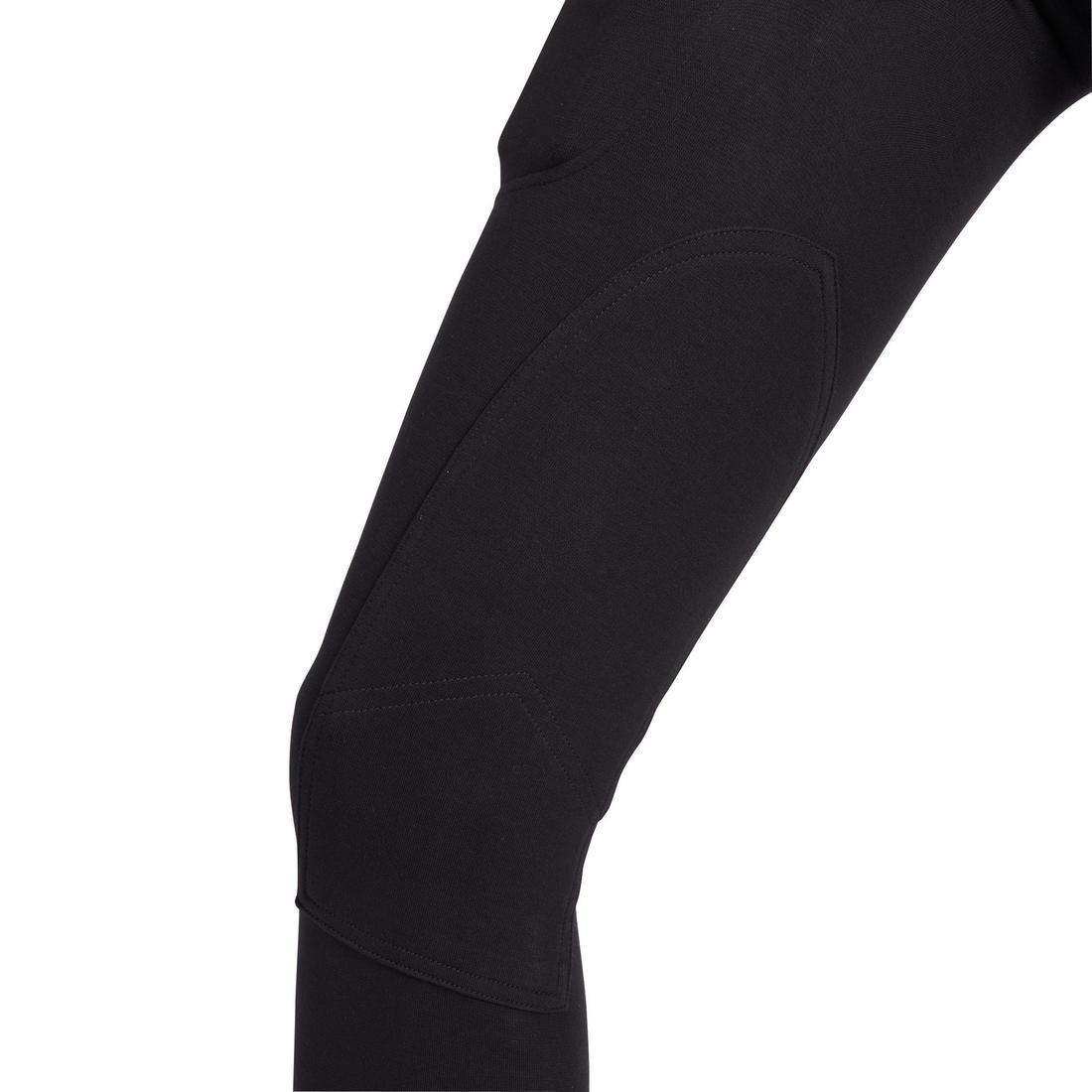 FOUGANZA - 100Womens Horse Riding Jodhpurs, Black