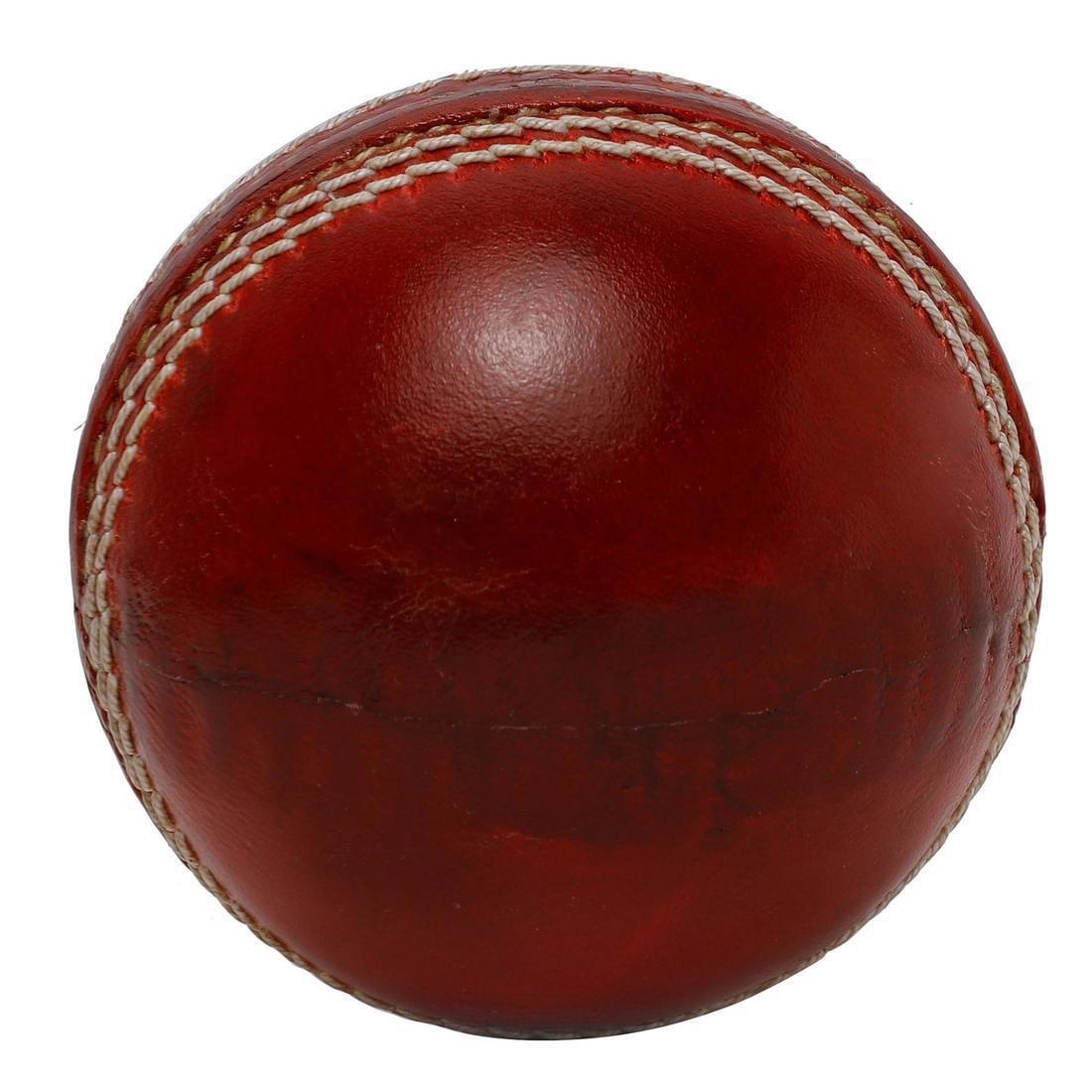 FLX - Non Toxic 4 Piece Cricket Leather Ball, Maroon