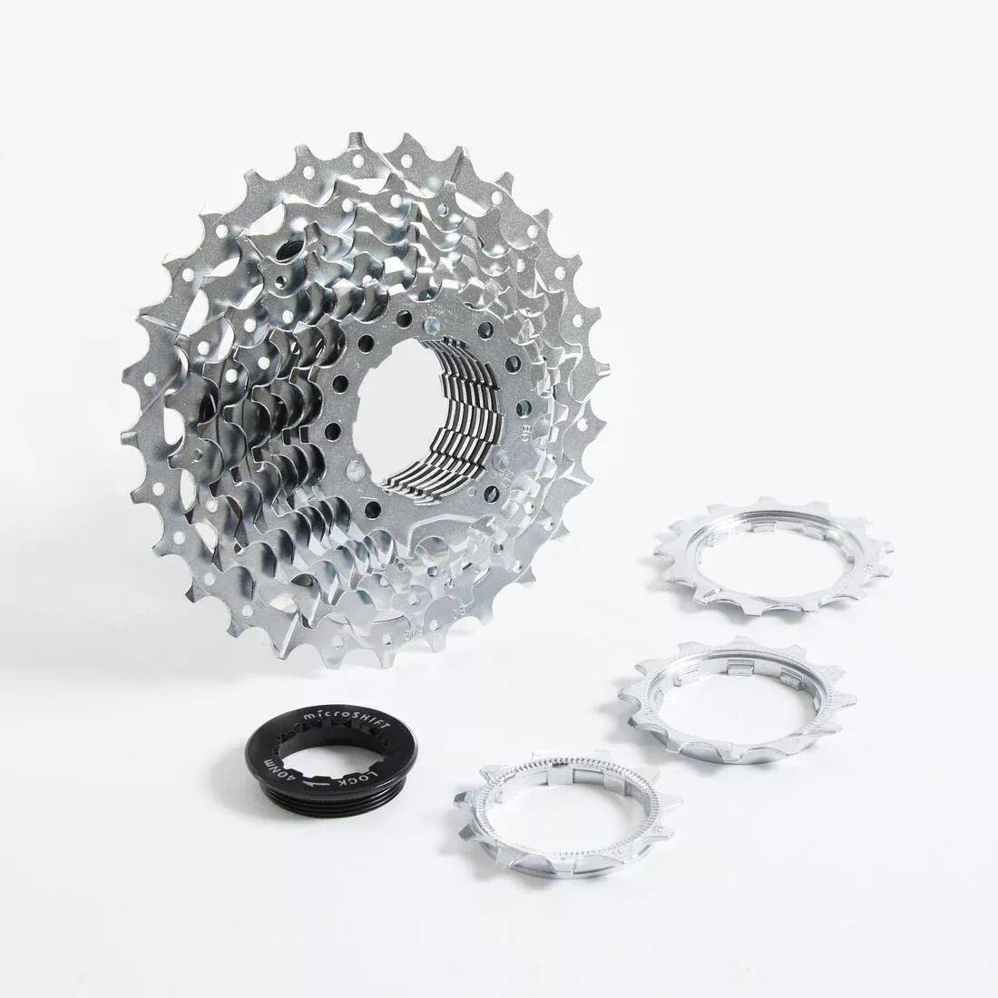 11-Speed Road Bike Cassette, Metallic, No Color, large image number 1
