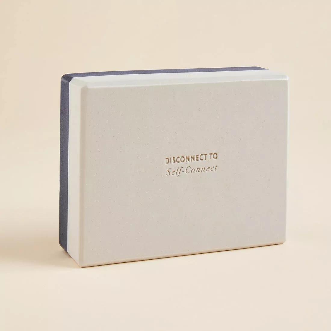 Yoga Foam Block, Grey, No Color, large image number 0