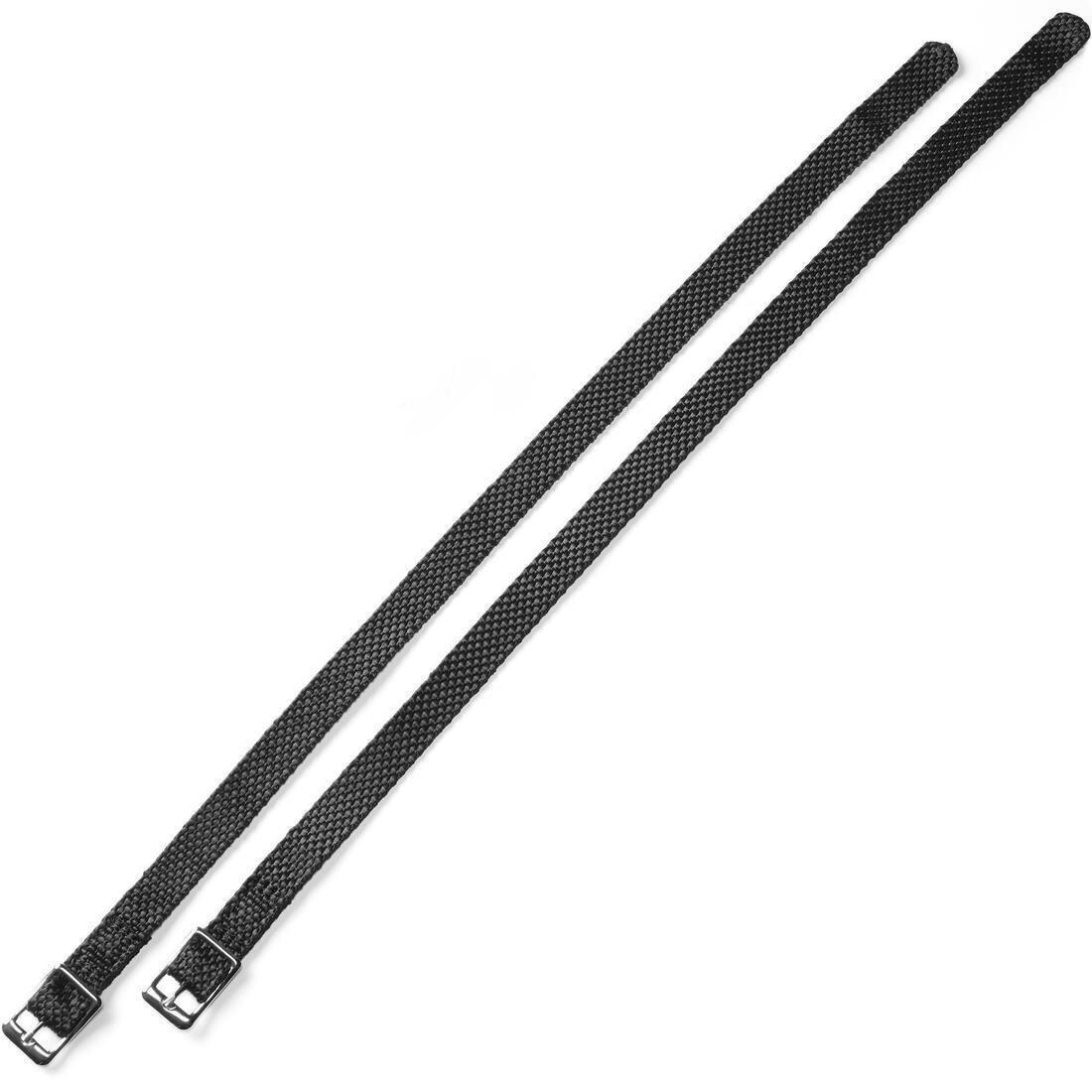 Horse Riding Spur Straps - 100, Black, No Color, large image number 0