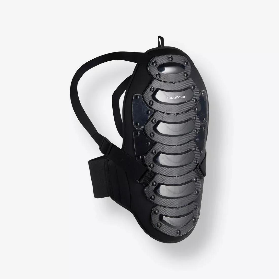 Safety Adult Horse Riding Back Protector, Black, No Color, medium