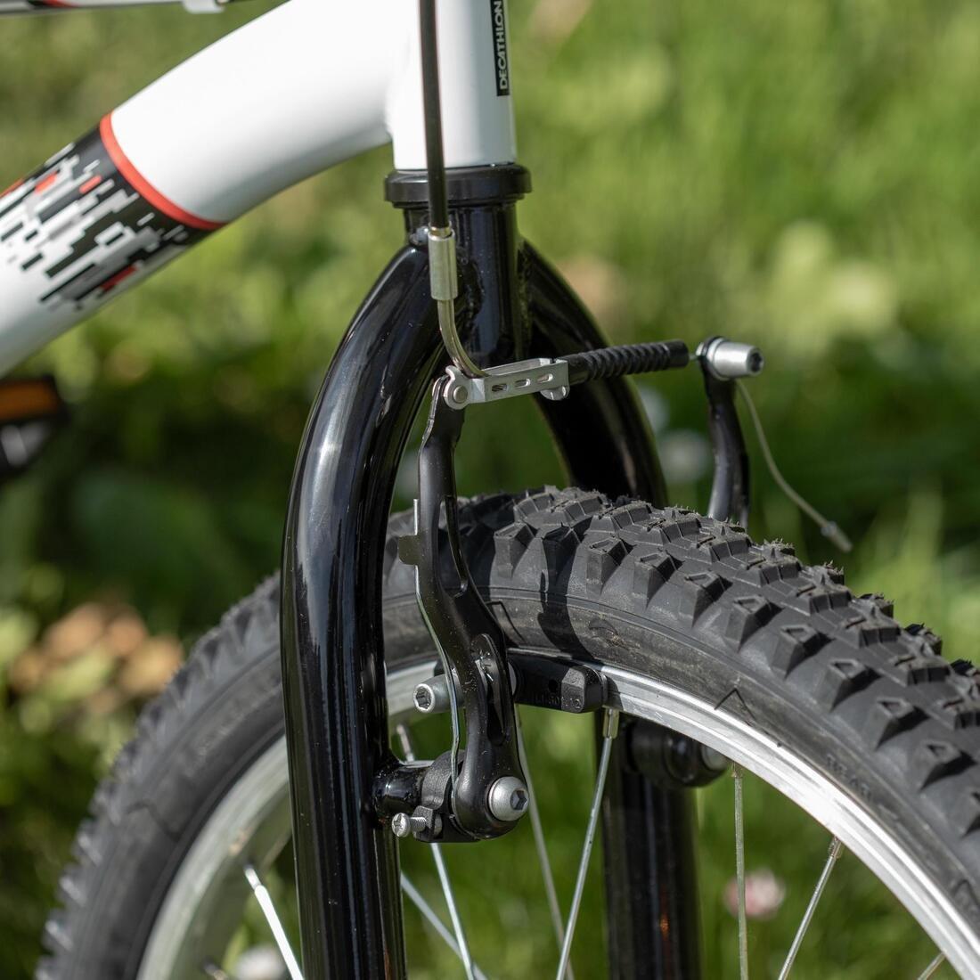 20 Inch Kids Mountain bike Rockrider ST 100 6-9 Years old - White, No Color, large image number 14