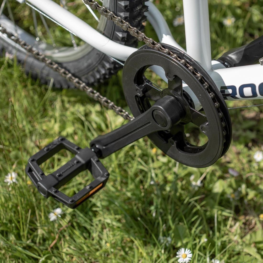 BLUE Rockrider ST 120 Kids' 20-Inch 6-9 Years Mountain Bike - White/Blue, No Color, large image number 5