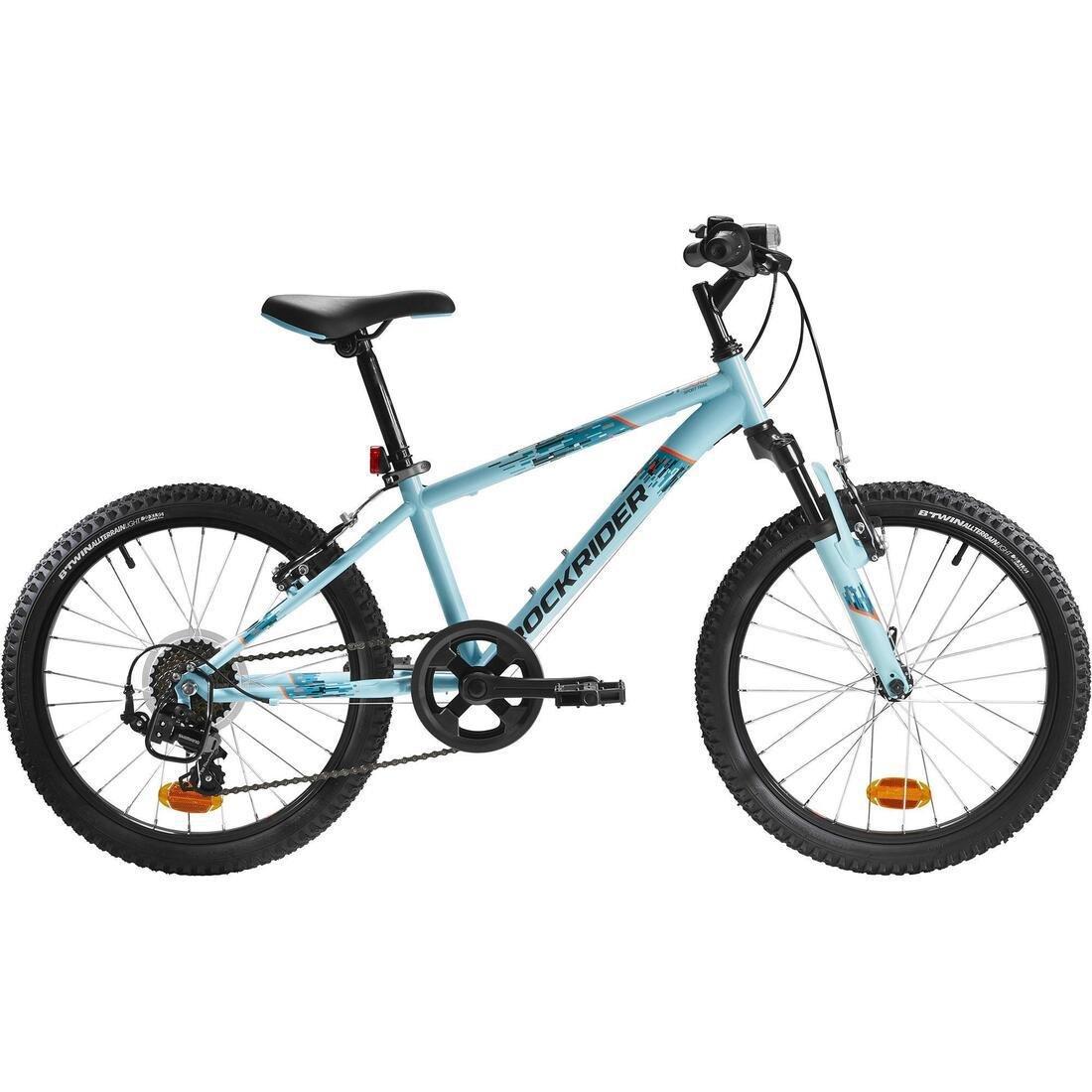 Rockrider St 500 Kids 20-Inch Mountain Bike Ages 6-9, Blue, No Color, large image number 0
