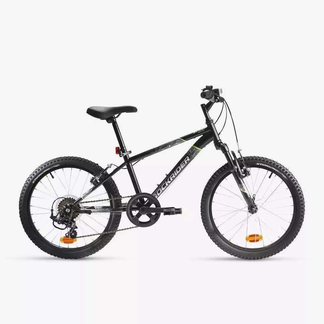 Rockrider St 500 Kids 20-Inch Mountain Bike Ages 6-9, Blue, No Color, large image number 10