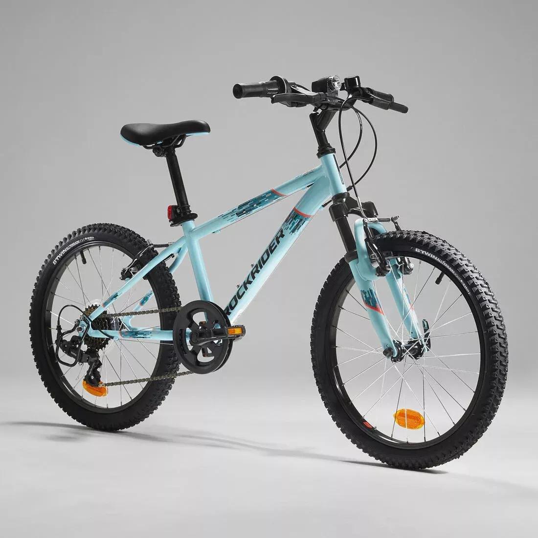 Rockrider St 500 Kids 20-Inch Mountain Bike Ages 6-9, Blue, No Color, large image number 11