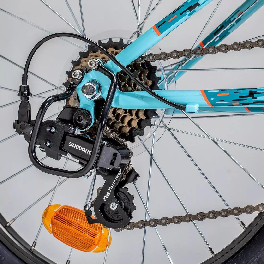 Rockrider St 500 Kids 20-Inch Mountain Bike Ages 6-9, Blue, No Color, large image number 13