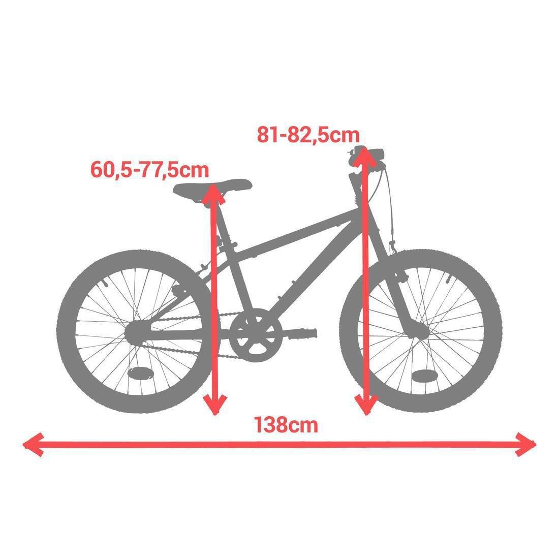 BLACK Kids' 20-inch, 6-speed, suspension fork mountain bike, black, No Color, large image number 12