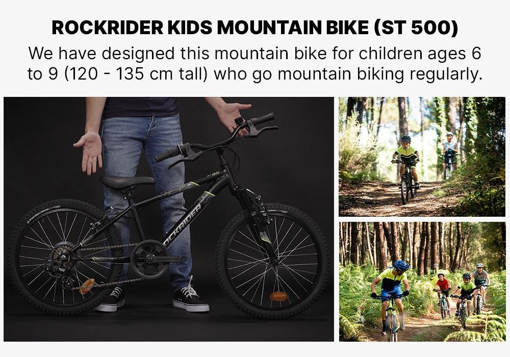BLACK Kids' 20-inch, 6-speed, suspension fork mountain bike, black, No Color, large image number 18