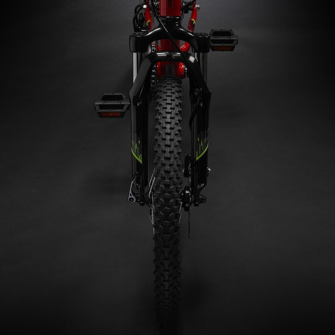 20 Inch Kids Mountain Bike Rockrider St 900 6-9 Years, Red, No Color, large image number 13