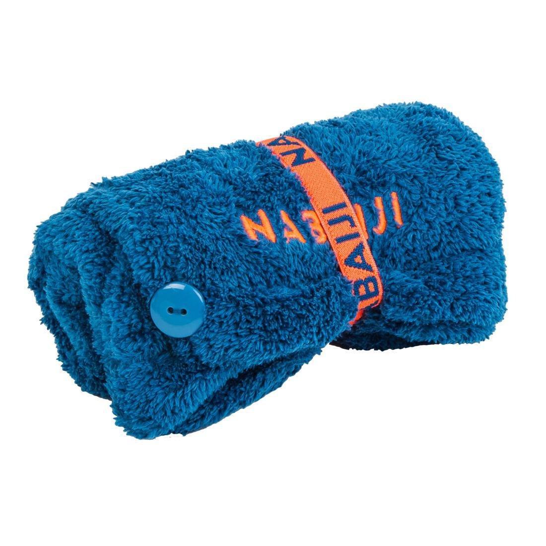 Swimming Soft Microfibre Hair Towel, Green, No Color, large image number 2