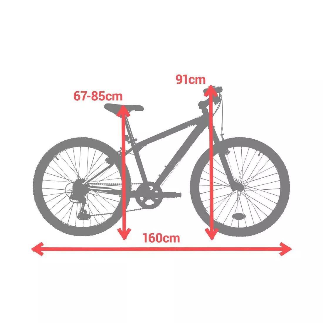 BLACK 24 INCH KIDS MOUNTAIN BIKE ROCKRIDER ST 500 9-12 YEARS OLD - BLACK, No Color, large image number 1