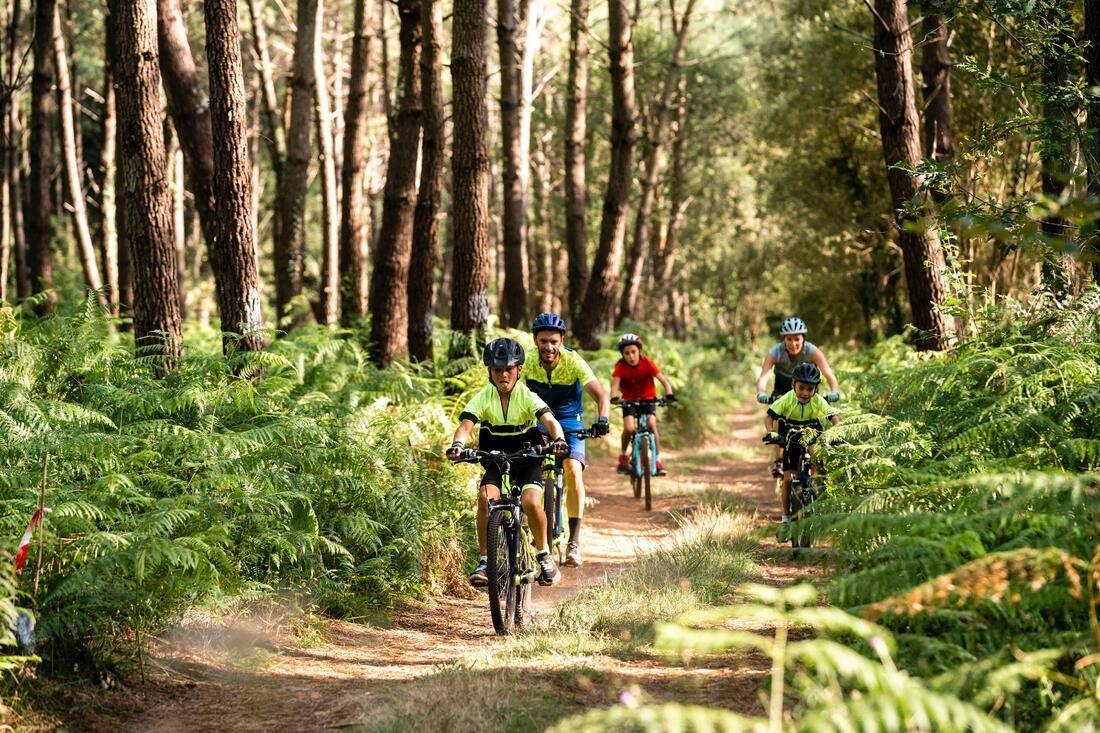 BLACK 24 INCH KIDS MOUNTAIN BIKE ROCKRIDER ST 500 9-12 YEARS OLD - BLACK, No Color, large image number 4