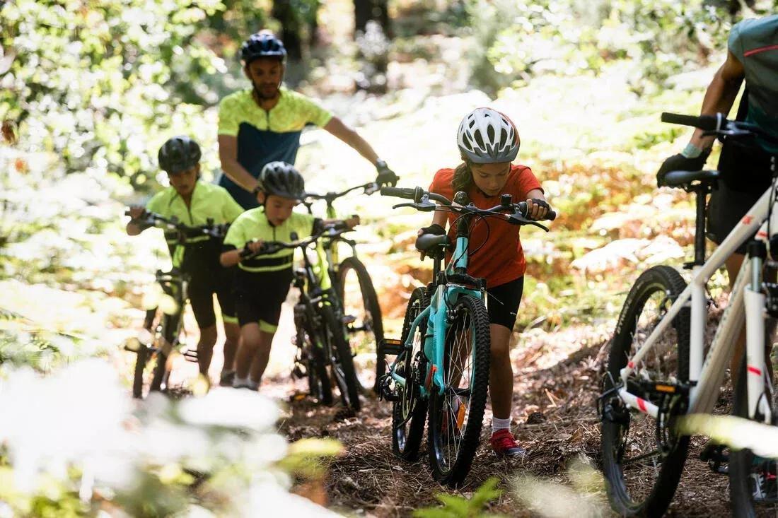 BLACK 24 INCH KIDS MOUNTAIN BIKE ROCKRIDER ST 500 9-12 YEARS OLD - BLACK, No Color, large image number 5