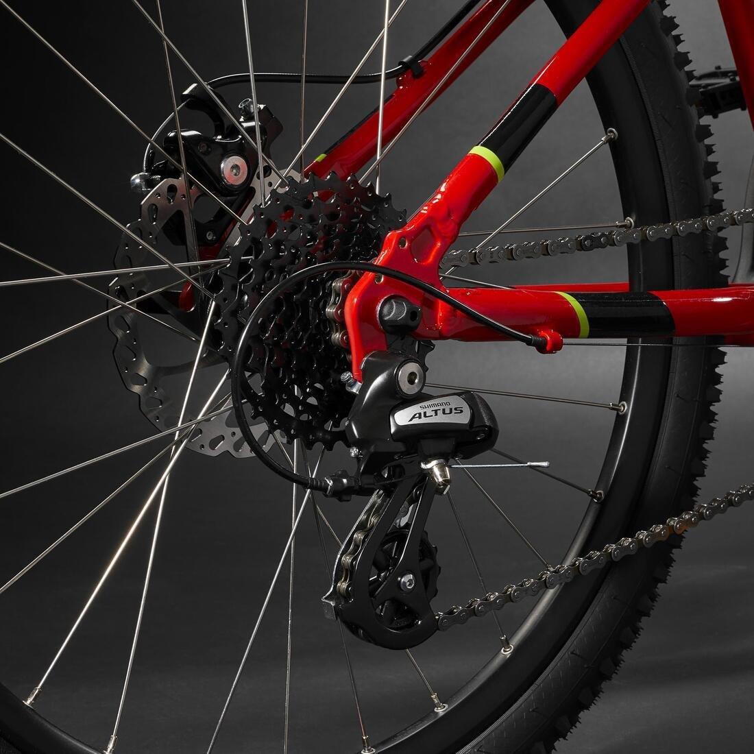 SCARLET RED Kids' 24 9-12 Years Mountain Bike ST 900 - Red, No Color, large image number 8