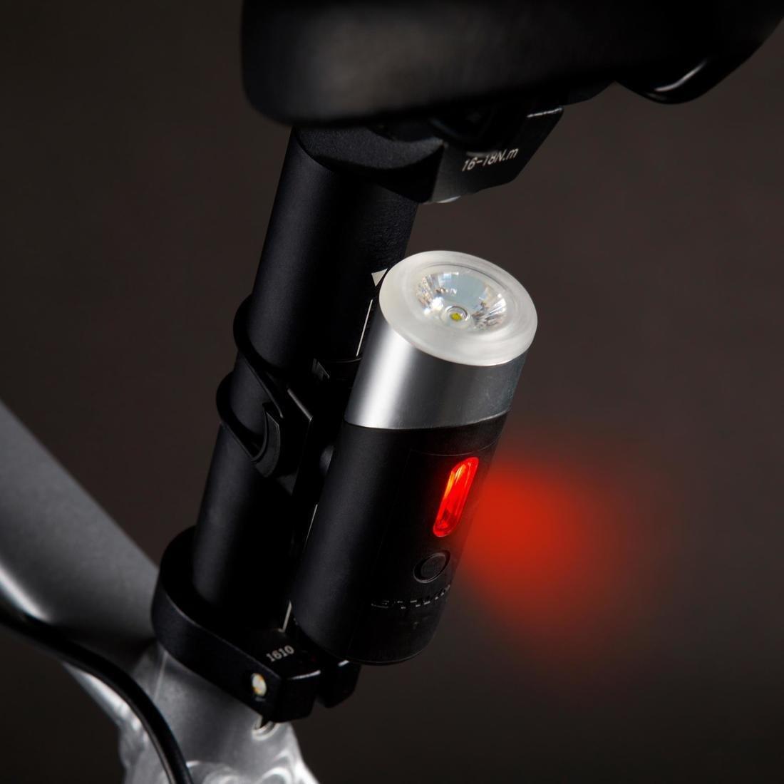 ELOPS - Fl Front/Rear Led Usb Bike Light, Black