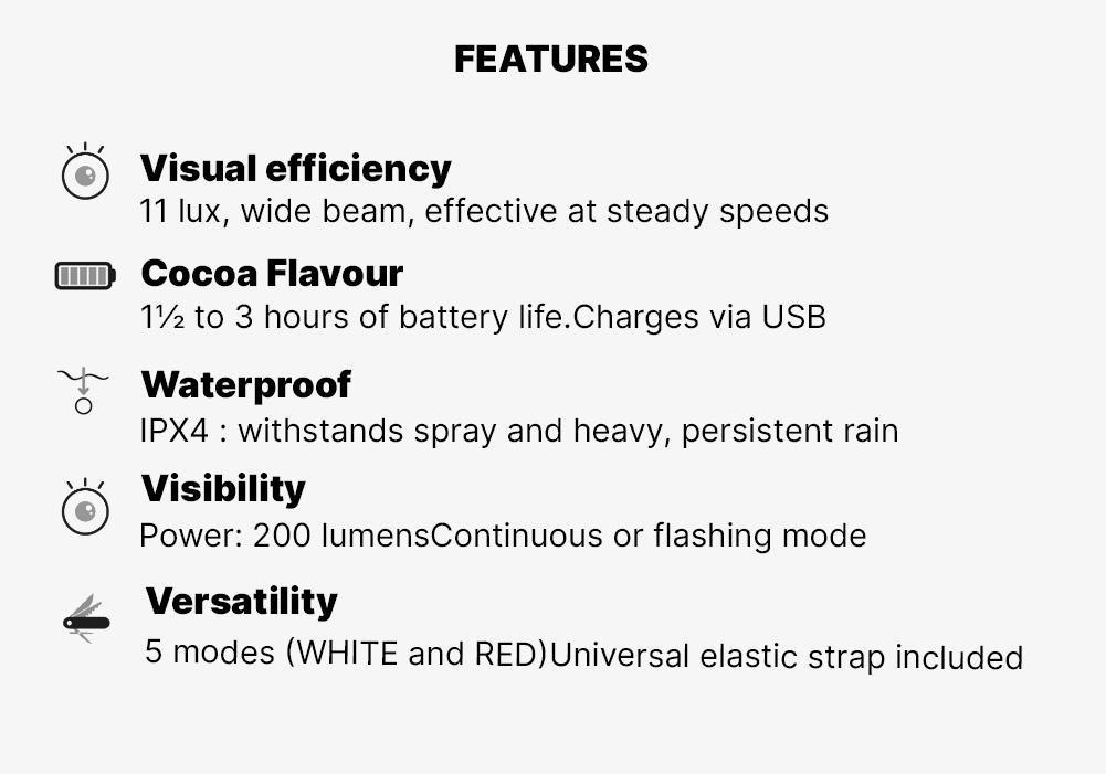 Fl Front/Rear Led Usb Bike Light, Black, No Color, large image number 12