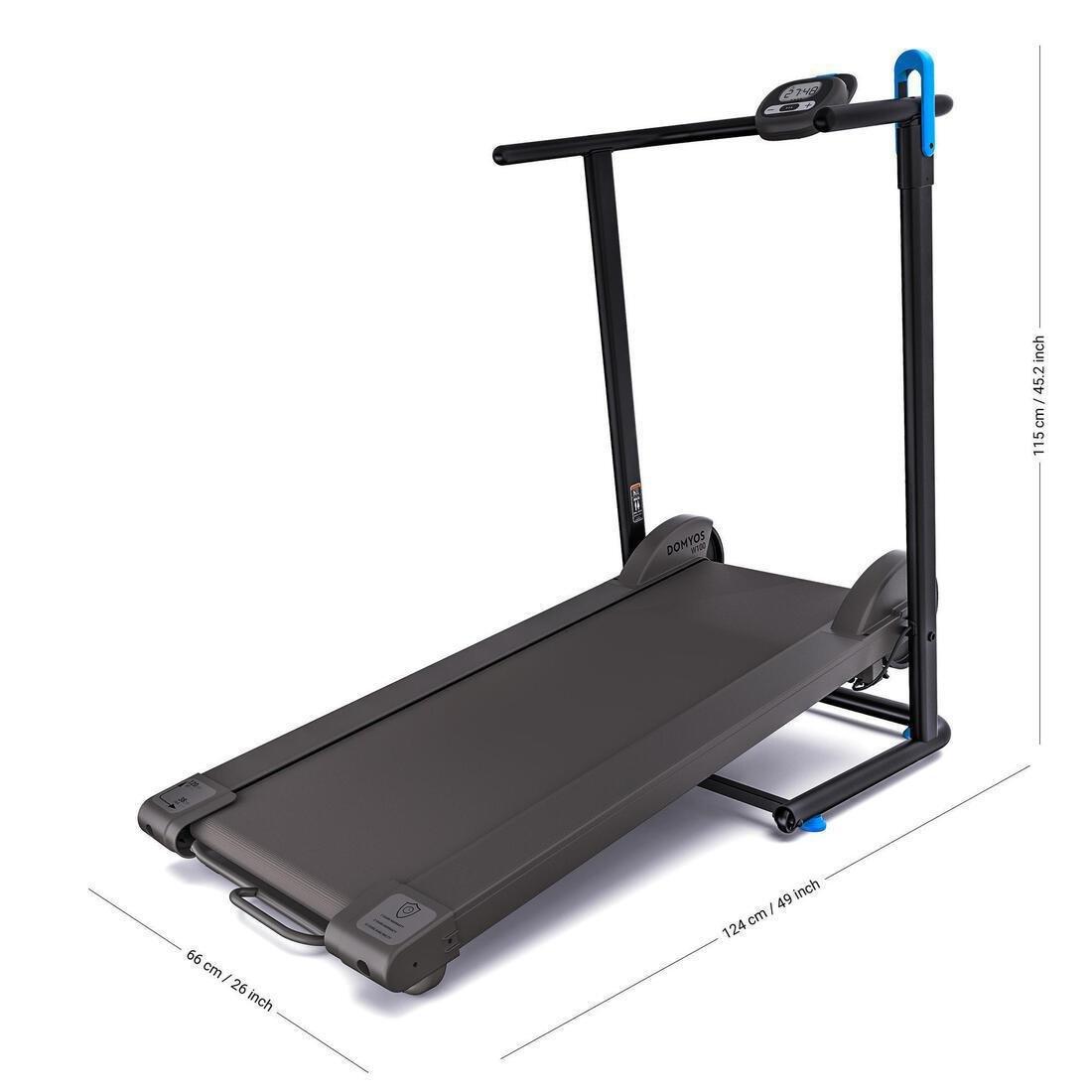 Motorless Treadmill W100 - 38 X 115 Cm, No Color, large image number 1