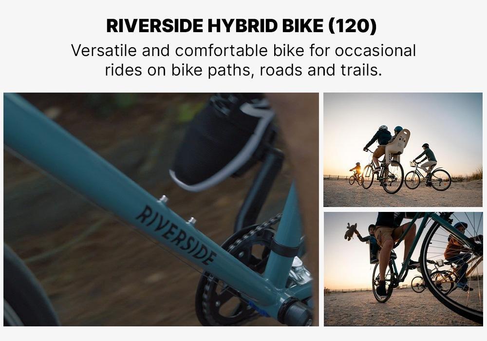 Hybrid Bike Riverside 120, Grey, , large image number 18