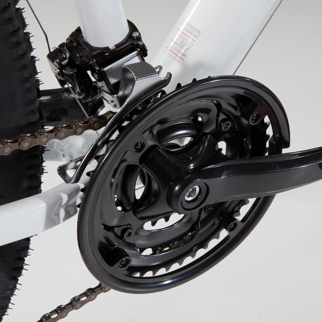 Womens 27.5 Mountain Bike St 100, White, No Color, large image number 4