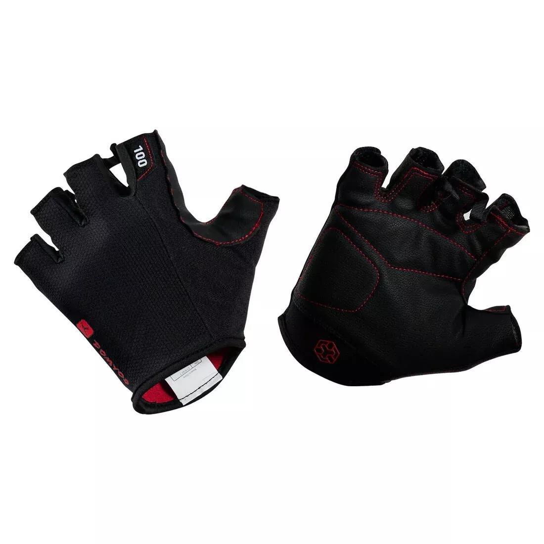 100 Weight Training Gloves, Red, No Color, large image number 0