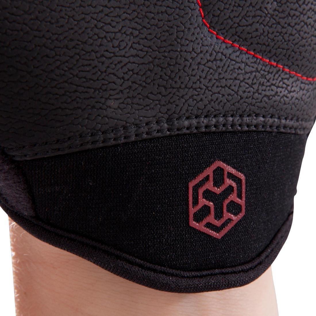 100 Weight Training Gloves, Red, No Color, large image number 7