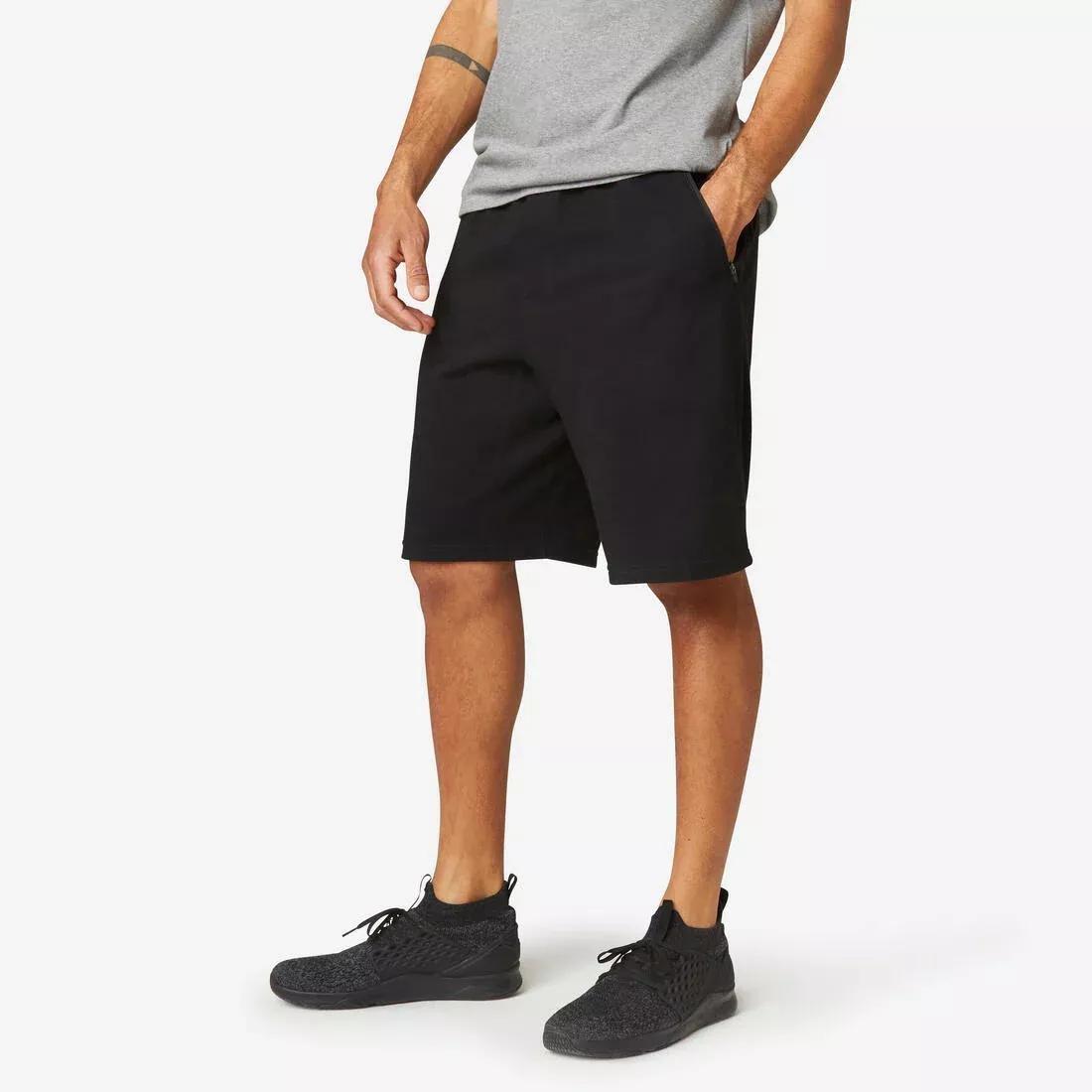 DOMYOS - Men'S Fitness Shorts 500, Black