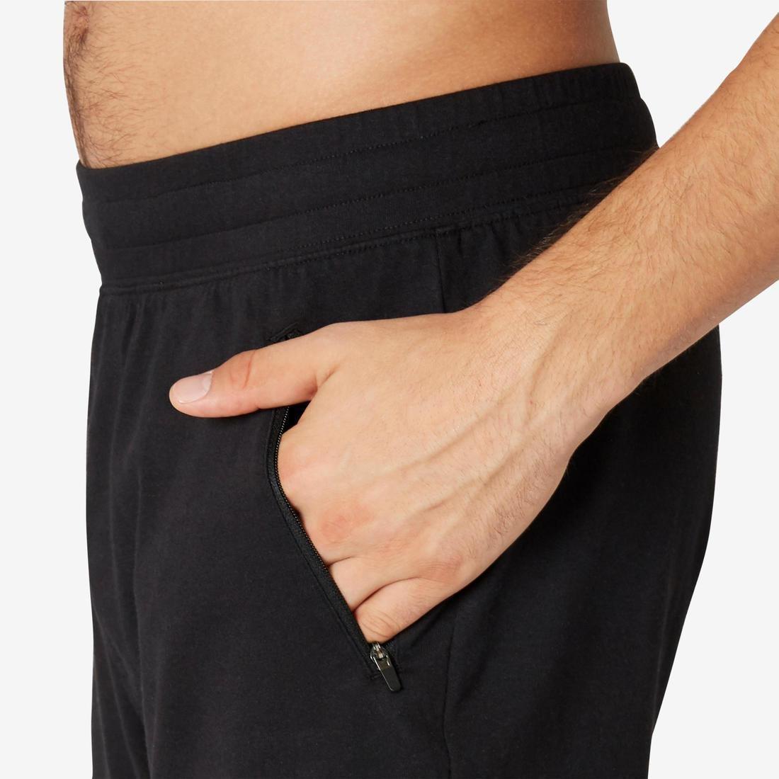 Men'S Fitness Shorts 500, Black, , large image number 4