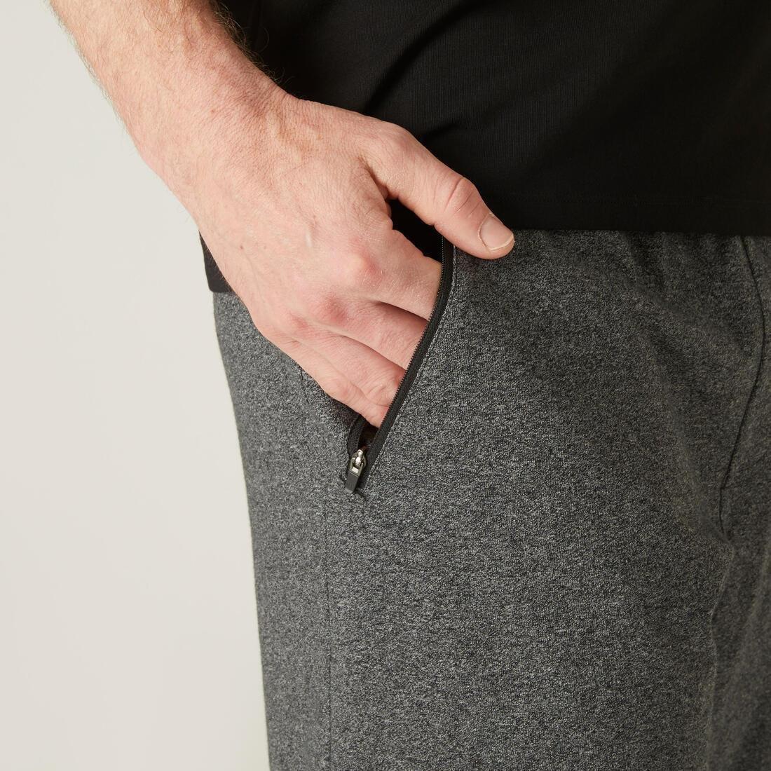 Men'S Fitness Shorts 500, Black, , large image number 8