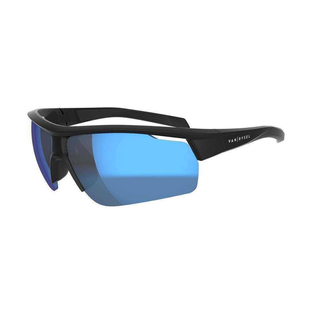 Road R 500 Cycling Sunglasses Cat 3, Black, No Color, large image number 4