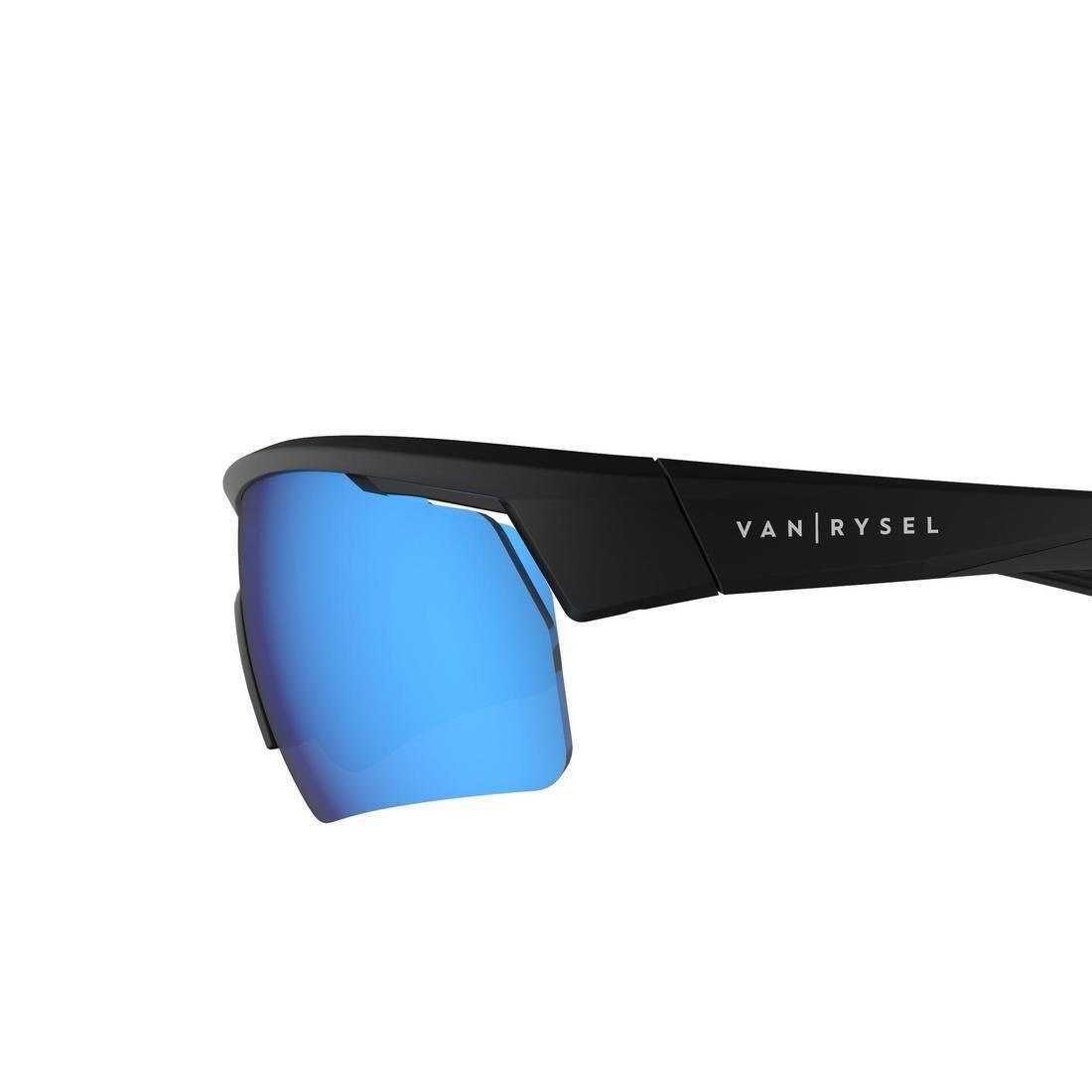 Road R 500 Cycling Sunglasses Cat 3, Black, No Color, large image number 6