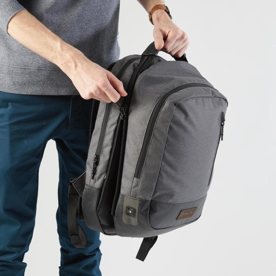 Convertible Bike Backpack Pannier, Grey, 5401_000, large image number 6