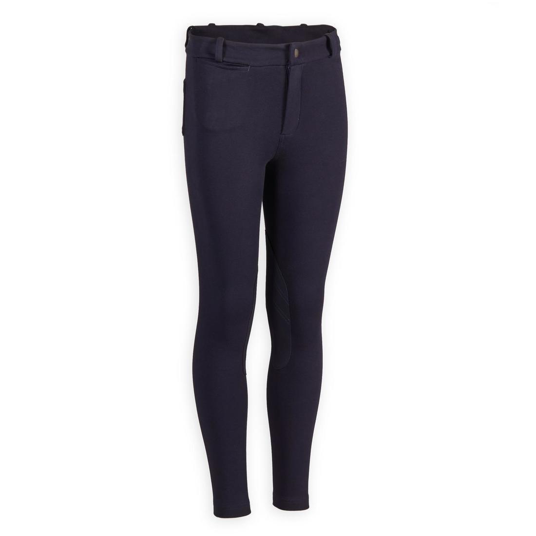 Kids Equestrian Jodhpur140, Asphalt Blue, , large image number 9