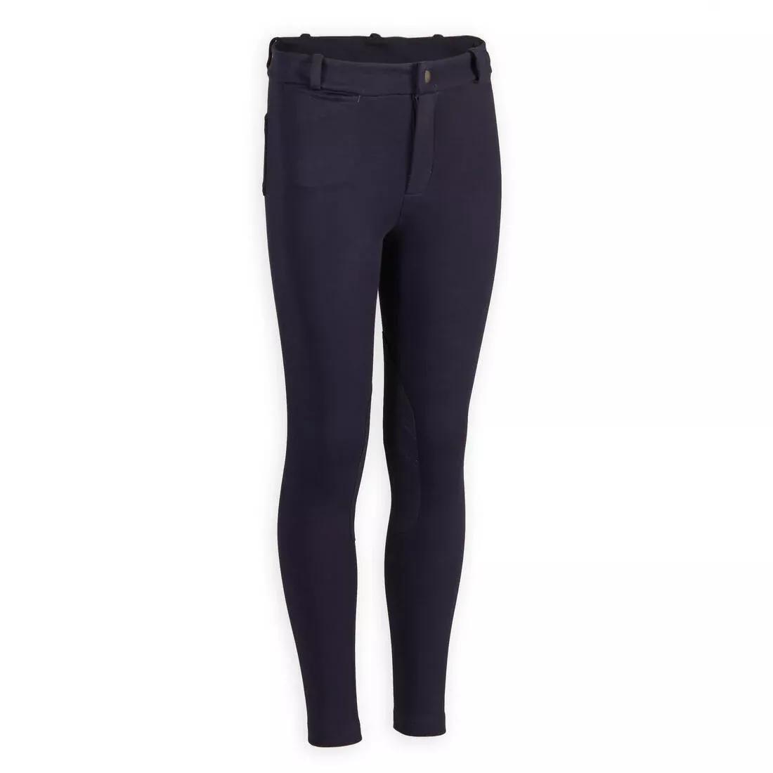 Kids Equestrian Jodhpur140, Asphalt Blue, , large image number 11